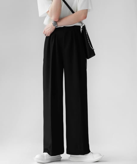 LOOSE DRAPE TUCK PANTS /3color