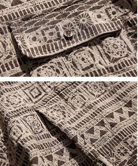 RETRO ETHNIC STYLE SHIRT