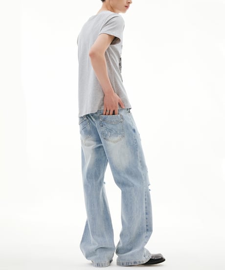 CRACKEDGE FLARE DENIM