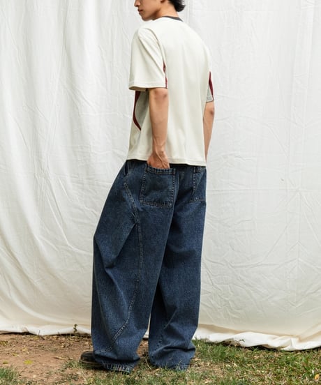 CURVEPANEL LOOSE DENIM /2color