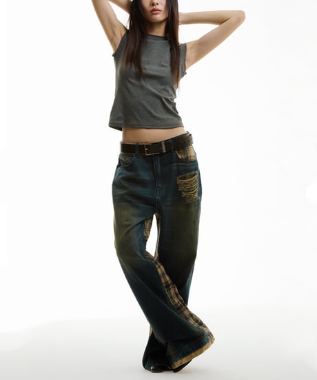 PATCHWORK VINTAGE JEANS