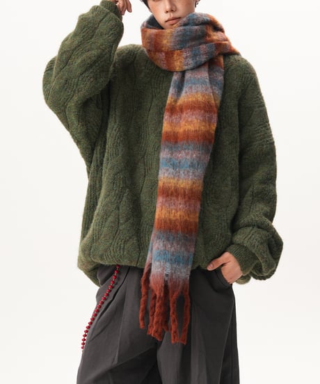 WOOLMIX TEXTURE KNIT /4color