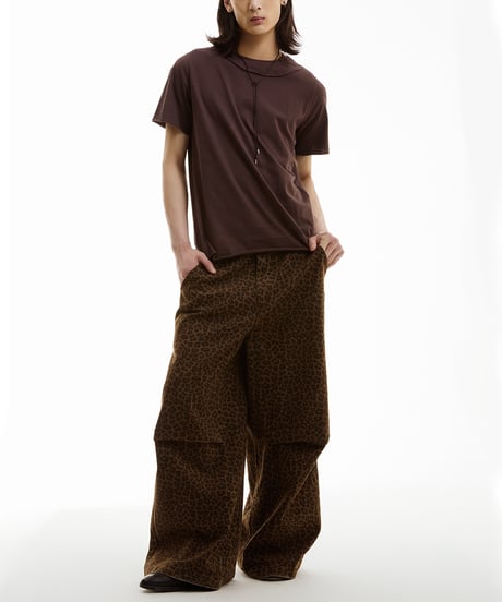 【一部即納】LEOPARD WIDE PANTS