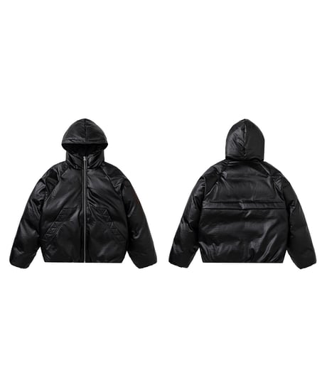 OBSIDIAN HOODED PADDED