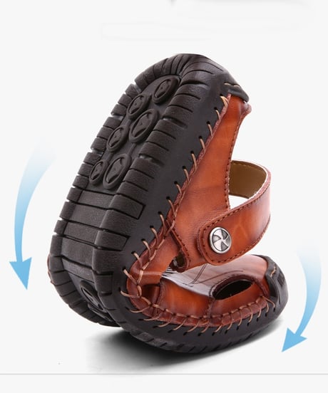 REAL LEATHER FISHERMAN SANDALS /3color