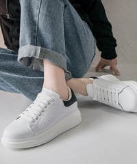 THICK-SOLED COLLEGE SNEAKERS /7color