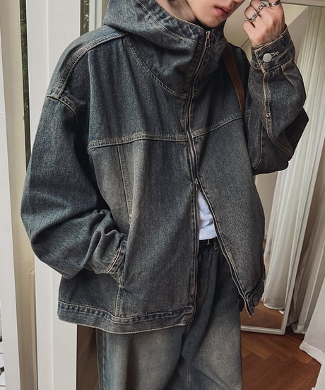 VINTAGE VEIL HOODIE JACKET