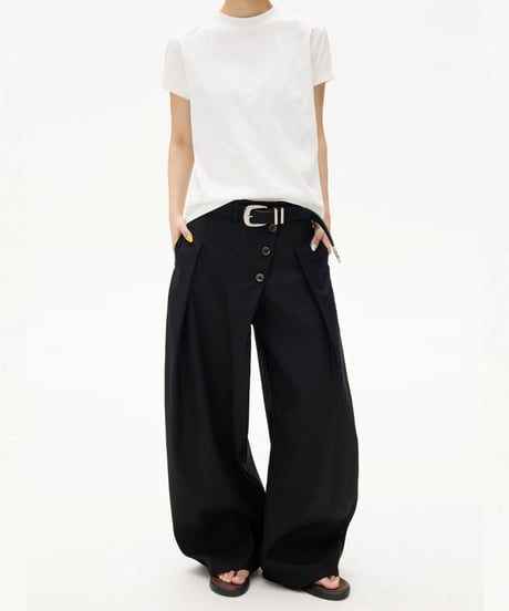 LUXFLOW WIDE PANTS /2color