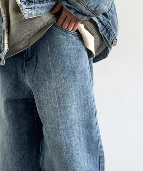 RETRO LOOSE STRAIGHT DENIM
