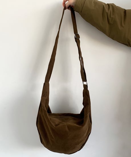 CANVAS ROUND SHOULDER BAG