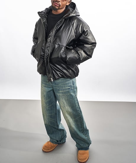 OBSIDIAN HOODED PADDED