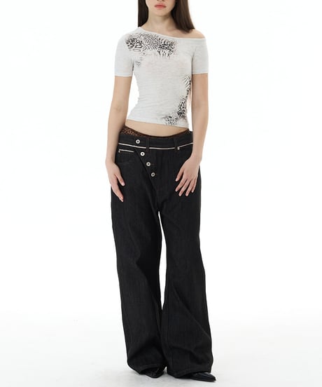 DIAGONALVAULT LOOSE DENIM
