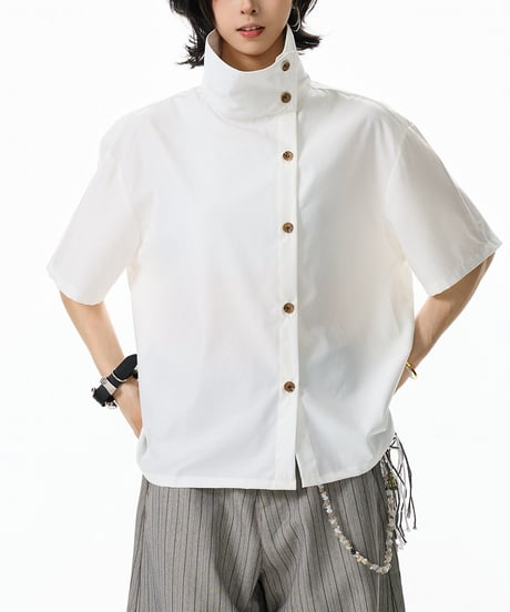 NOIRFLOW ASYM SHIRT /2color