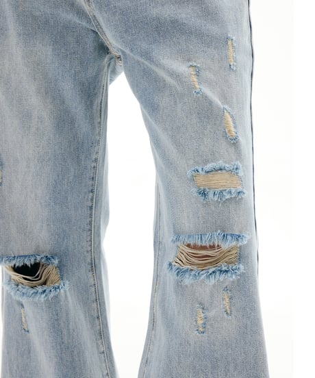 CRACKEDGE FLARE DENIM