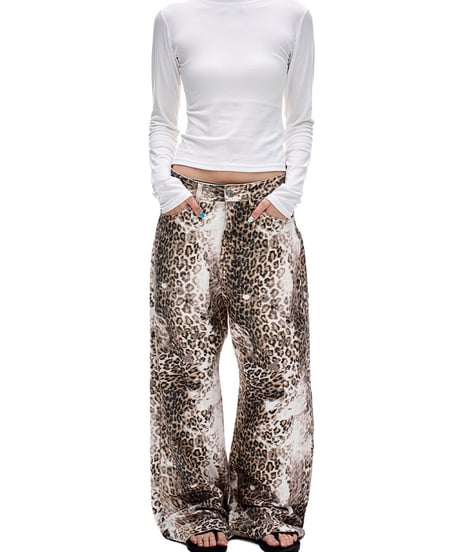 LEOPARDCORE LOOSE DENIM