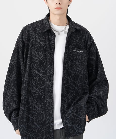 TIE-DYE CORDUROY LOOSE SHIRT /3color
