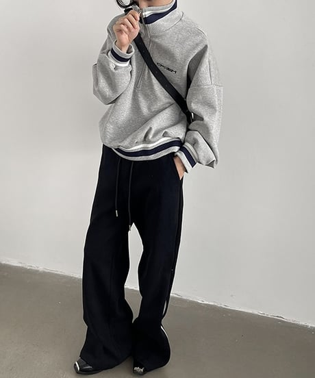 HALF-ZIP TRACK JACKET /2color