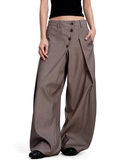 ASYMFLOW LOOSE PANTS /3color