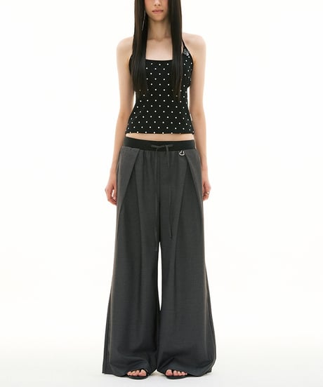 PLEATED FLOW PANTS /2color