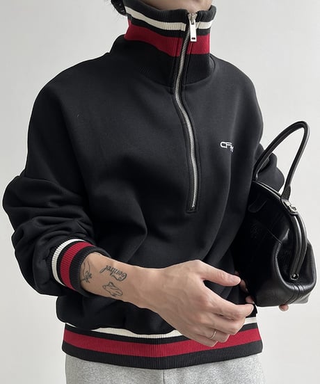 HALF-ZIP TRACK JACKET /2color
