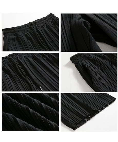 ICE SILK DRAPE WIDE PANTS /2color