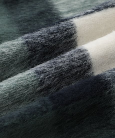 【一部即納】MOHAIRBLOCK FUZZ KNIT