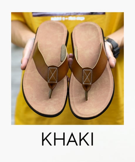 FAUX LEATHER BEACH SANDALS /7color