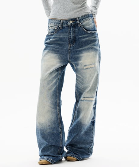 GRUNGEFADE STRAIGHT DENIM