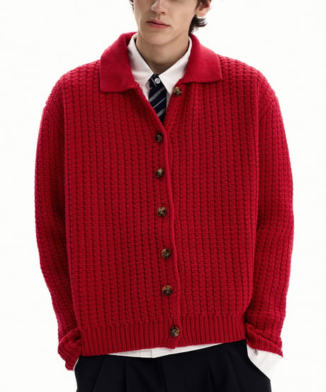 CLASSIC CABLE SHORT CARDIGAN /2color