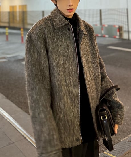 WOOL-LIKE LOOSE JACKET /2color