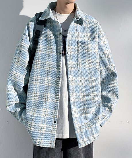 SPRING CHECK SHIRT JACKET /2color