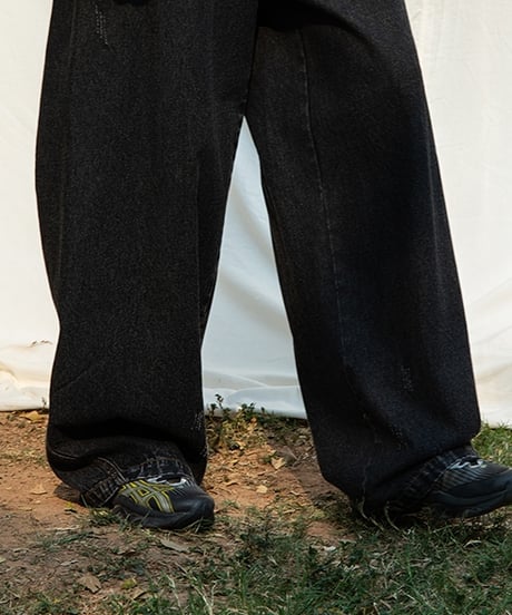 CURVEPANEL LOOSE DENIM /2color
