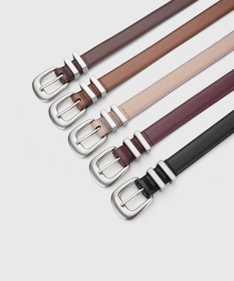 NOIRRIDGE LEATHER BELT
