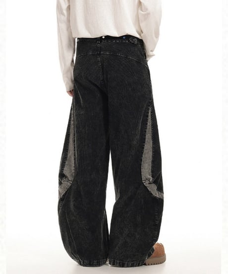 CORDVAULT WIDE PANTS  /2color