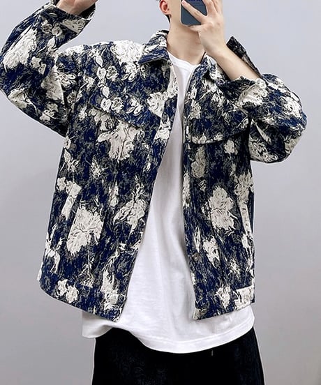 JACQUARD DENIM JACKET
