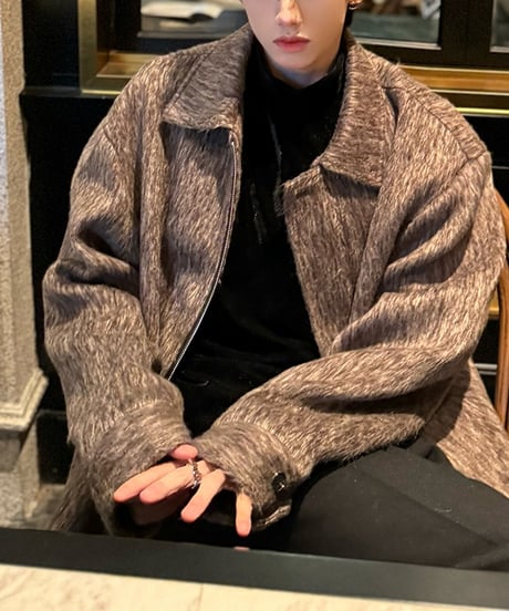 WOOL-LIKE LOOSE JACKET /2color