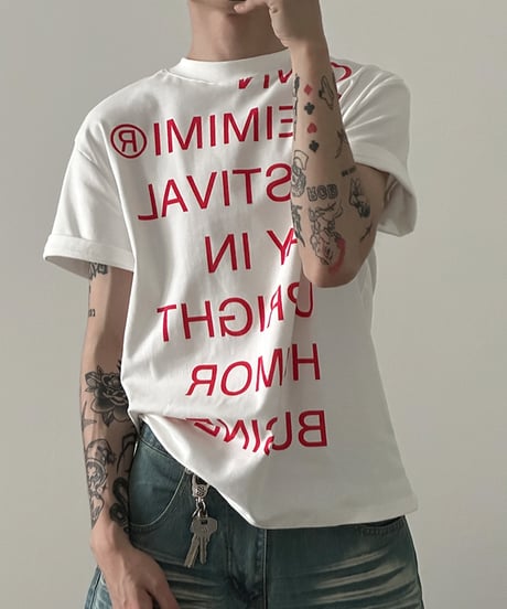 SIGNNOISE SCRIPT TEE /2color