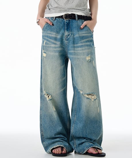 FADECLASSIC DAMAGED JEANS
