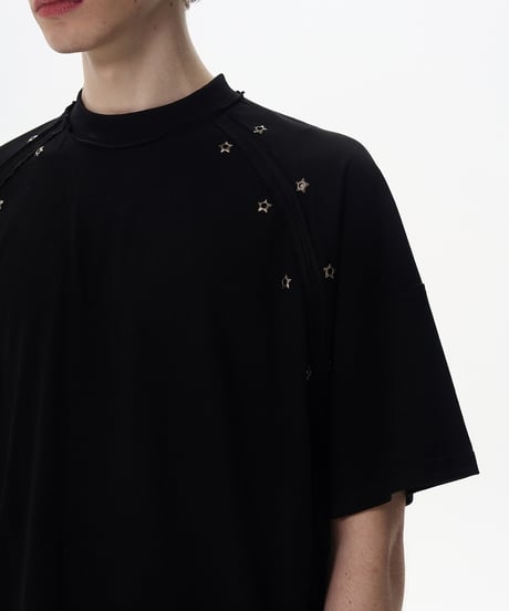 STAR RIVET CUTTING TEE /2color
