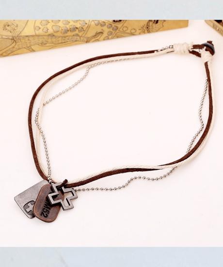 AMERICAN RETRO LEATHER CHOKER