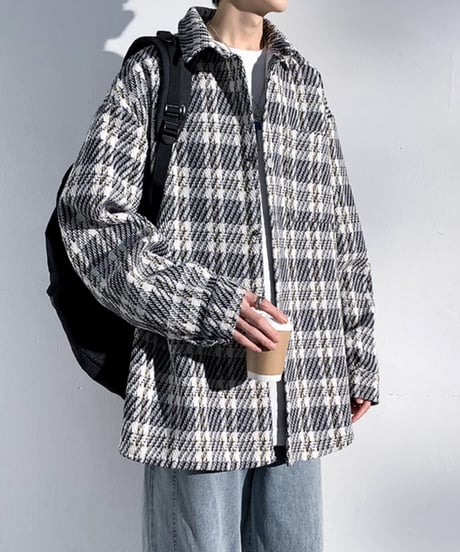 SPRING CHECK SHIRT JACKET /2color