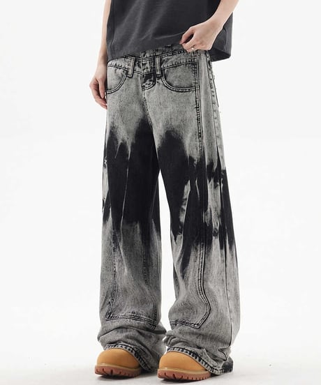HEAVY WASH TIE-DYE DENIM