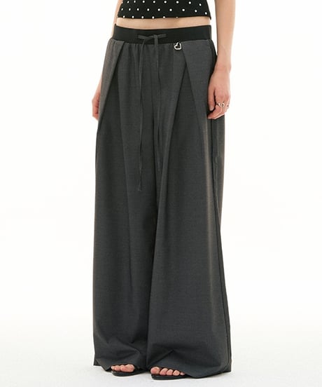 PLEATED FLOW PANTS /2color