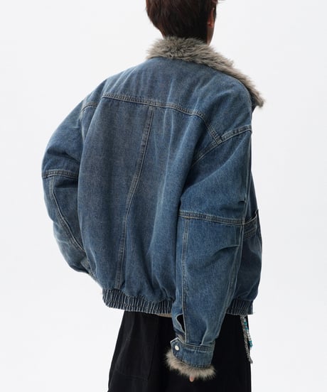 DENIMFUR FLAP JACKET