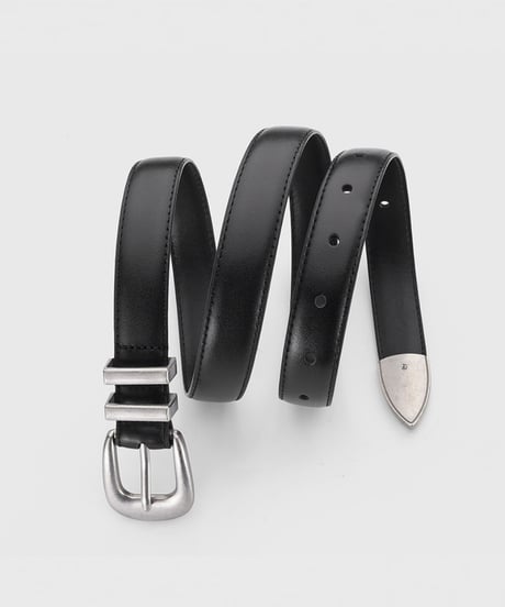NOIRRIDGE LEATHER BELT