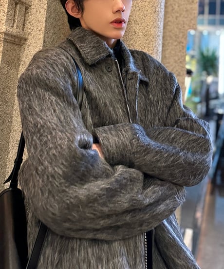 WOOL-LIKE LOOSE JACKET /2color
