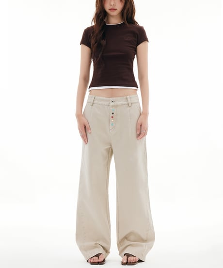 STARFLOW STRAIGHT DENIM /2color