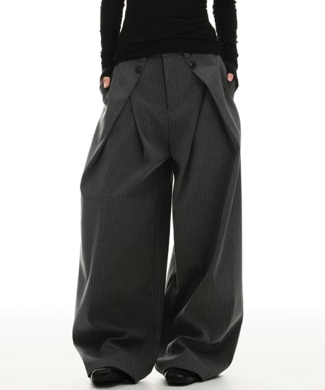 URBANPLEAT WIDE PANTS /2color