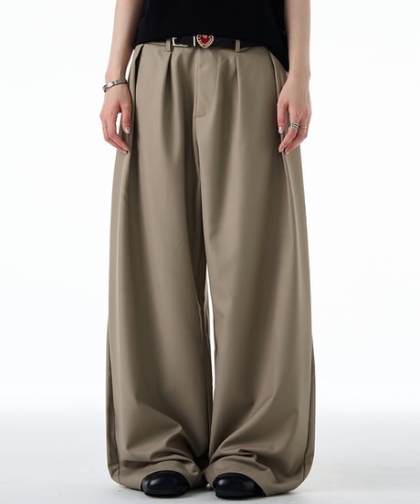 LAXPLEAT WIDE PANTS /2color