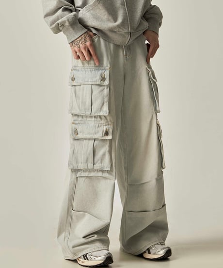 UTILITY POCKET CARGO DENIM